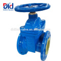 With Price 50mm Cast Iron Pn16 Dn100 Water Din 3352 F4 Resilient Seated Gate Flanged Valve